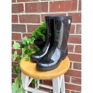 UGG Sienna Mid-Calf Rainboot Sheepskin Lined Sz 7